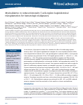 Cover page: Myeloablative vs reduced intensity T-cell-replete haploidentical transplantation for hematologic malignancy.