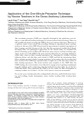 Cover page: Application of the one‐minute preceptor technique by novice teachers in the gross anatomy laboratory