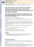 Cover page: Associations between aspirin and other non-steroidal anti-inflammatory drugs and aortic valve or coronary artery calcification: The Multi-Ethnic Study of Atherosclerosis and the Heinz Nixdorf Recall Study