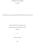 Cover page: Causal Inference and Large Language Models from the Causal Invariance Framework