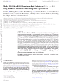 Cover page: Model BOSS&nbsp;and eBOSS luminous red galaxies at 0.2 &lt; z &lt; 1.0 using SubHalo Abundance Matching with three parameters