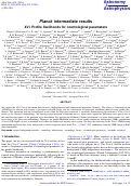 Cover page: Planck intermediate results