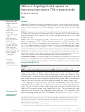 Cover page: Effect of clopidogrel with aspirin on functional outcome in TIA or minor stroke