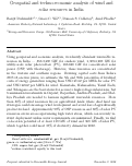 Cover page: Geospatial and techno-economic analysis of wind and solar resources in India