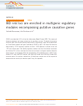 Cover page: IBD risk loci are enriched in multigenic regulatory modules encompassing putative causative genes