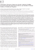 Cover page: Plasmodium falciparum Gametocyte-Specific Antibody Profiling Reveals Boosting through Natural Infection and Identifies Potential Markers of Gametocyte Exposure