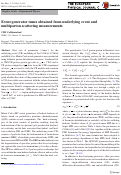 Cover page: Event generator tunes obtained from underlying event and multiparton scattering measurements