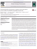 Cover page: Predicting dead fine fuel moisture at regional scales using vapour pressure deficit from MODIS and gridded weather data