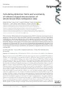 Cover page: Calculating detection limits and uncertainty of reference-based deconvolution of whole-blood DNA methylation data