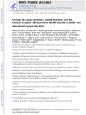 Cover page: Cornelia de Lange syndrome, related disorders, and the Cohesin complex: Abstracts from the 8th biennial scientific and educational symposium 2018