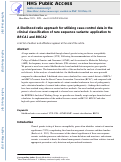 Cover page: A Likelihood Ratio Approach for Utilizing Case‐Control Data in the Clinical Classification of Rare Sequence Variants: Application to BRCA1 and BRCA2