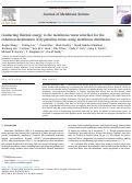 Cover page: Conducting thermal energy to the membrane/water interface for the enhanced desalination of hypersaline brines using membrane distillation