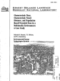 Cover page: Characteristic time, characteristic travel distance, and population based dose in a multimedia environment: A case study