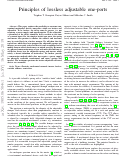 Cover page: Principles of Lossless Adjustable One-Ports