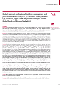 Cover page: Global, regional, and national incidence, prevalence, and years lived with disability for 328 diseases and injuries for 195 countries, 1990–2016: a systematic analysis for the Global Burden of Disease Study 2016