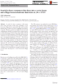 Cover page: Search for heavy resonances that decay into a vector boson and a Higgs boson in hadronic final states at s=13TeV