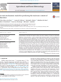 Cover page: A semi-mechanistic model for predicting the moisture content of fine litter