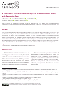 Cover page: A rare case of vulvar extraskeletal myxoid chondrosarcoma: mimics and diagnostic clues.