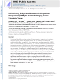 Cover page: Self-indicating, fully active pharmaceutical ingredients nanoparticles (FAPIN) for multimodal imaging guided trimodality cancer therapy