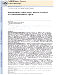 Cover page: Genome-wide association analysis identifies six new loci associated with forced vital capacity