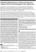 Cover page: [18F]PI-2620 Binding Patterns in Patients with Suspected Alzheimer Disease and Frontotemporal Lobar Degeneration