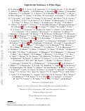 Cover page: Light Sterile Neutrinos: A White Paper