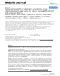 Cover page: Safety and tolerability of artemether-lumefantrine versus dihydroartemisinin-piperaquine for malaria in young HIV-infected and uninfected children