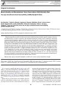 Cover page: Muscle Quality and Myosteatosis: Novel Associations With Mortality Risk: The Age, Gene/Environment Susceptibility (AGES)-Reykjavik Study.