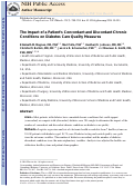 Cover page: The impact of a patient’s concordant and discordant chronic conditions on diabetes care quality measures