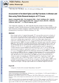 Cover page: Assessment of incident spine and hip fractures in women and men using finite element analysis of CT scans