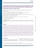 Cover page: Chlamydiaceae Genomics Reveals Interspecies Admixture and the Recent Evolution of Chlamydia abortus Infecting Lower Mammalian Species and Humans.