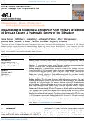 Cover page: Management of Biochemical Recurrence After Primary Treatment of Prostate Cancer: A Systematic Review of the Literature