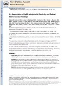 Cover page: No association of 9p21 with arterial elasticity and retinal microvascular findings