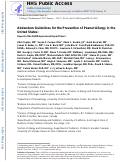 Cover page: Addendum guidelines for the prevention of peanut allergy in the United States: Report of the National Institute of Allergy and Infectious Diseases–sponsored expert panel