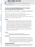 Cover page: Factors Associated With Weight Intervention Participation Among People With Serious Mental Illness