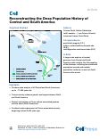 Cover page: Reconstructing the Deep Population History of Central and South America