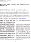 Cover page: Relations Among Anhedonia, Reinforcement Learning, and Global Functioning in Help-seeking Youth.