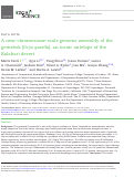 Cover page: A Near-Chromosome-Scale genome assembly of the gemsbok (Oryx gazella): an iconic antelope of the Kalahari Desert