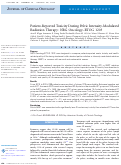 Cover page: Patient-Reported Toxicity During Pelvic Intensity-Modulated Radiation Therapy: NRG Oncology-RTOG 1203.