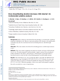 Cover page: Does breastfeeding duration decrease child obesity? An instrumental variables analysis