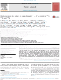 Cover page: High-precision Q EC values of superallowed 0 + → 0 + β -emitters 46 Cr, 50 Fe and 54 Ni