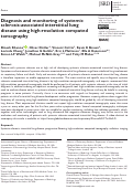 Cover page: Diagnosis and monitoring of systemic sclerosis-associated interstitial lung disease using high-resolution computed tomography.