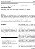 Cover page: Resolving pathogenicity classification for the CDH1 c.[715G&gt;A] (p.Gly239Arg) Variant