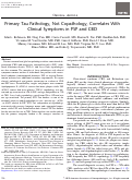 Cover page: Primary Tau Pathology, Not Copathology, Correlates With Clinical Symptoms in PSP and CBD