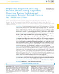 Cover page: Emphysema Progression and Lung Function Decline Among Angiotensin Converting Enzyme Inhibitors and Angiotensin-Receptor Blockade Users in the COPDGene Cohort