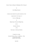 Cover page: Selected Topics in Dispersed Multiphase Flow Transport