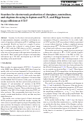 Cover page: Searches for electroweak production of charginos, neutralinos, and sleptons decaying to leptons and W, Z, and Higgs bosons in pp collisions at 8 TeV