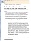 Cover page: The Cancer Genome Atlas Pan-Cancer analysis project