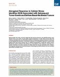 Cover page: Abrogated Response to Cellular Stress Identifies DCIS Associated with Subsequent Tumor Events and Defines Basal-like Breast Tumors