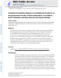 Cover page: Solubility-Permeability Interplay in Facilitating the Prediction of Drug Disposition Routes, Extent of Absorption, Food Effects, Brain Penetration and Drug Induced Liver Injury Potential